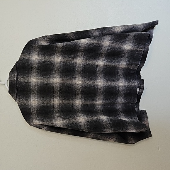 Streetwear Vintage wool blend flannel plaid shacket sz.L - Picture 4 of 4